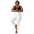 RECYCLED High Waist Pocket Leggings - 'Strawberry Picking'