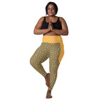 RECYCLED High Waist Pocket Leggings - 'Summertime Vintage'