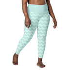 RECYCLED High Waist Pocket Leggings - 'Zig-A-Zig-Ah!'