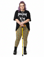 RECYCLED High Waist Pocket Leggings - 'Summertime Vintage'