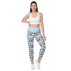 RECYCLED High Waist Pocket Leggings - 'Gingham Getaway'