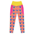 RECYCLED High Waist Pocket Leggings - 'Silly Cow' 6XL