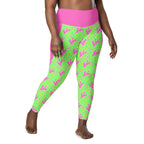 RECYCLED High Waist Pocket Leggings - 'Silly Goose'