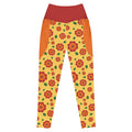 RECYCLED High Waist Pocket Leggings - 'Petal Pop' 6XL