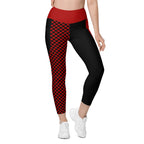 RECYCLED High Waist Pocket Leggings - 'Black Parade'