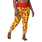 RECYCLED High Waist Pocket Leggings - 'Neurospicy'