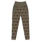 RECYCLED High Waist Pocket Leggings - 'Dead Cute' 6XL