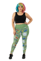 RECYCLED High Waist Pocket Leggings - 'Teacher's Pet'