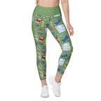 RECYCLED High Waist Pocket Leggings - 'Teacher's Pet'
