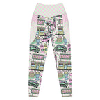 RECYCLED High Waist Pocket Leggings - 'Bubblegum Diner' 6XL