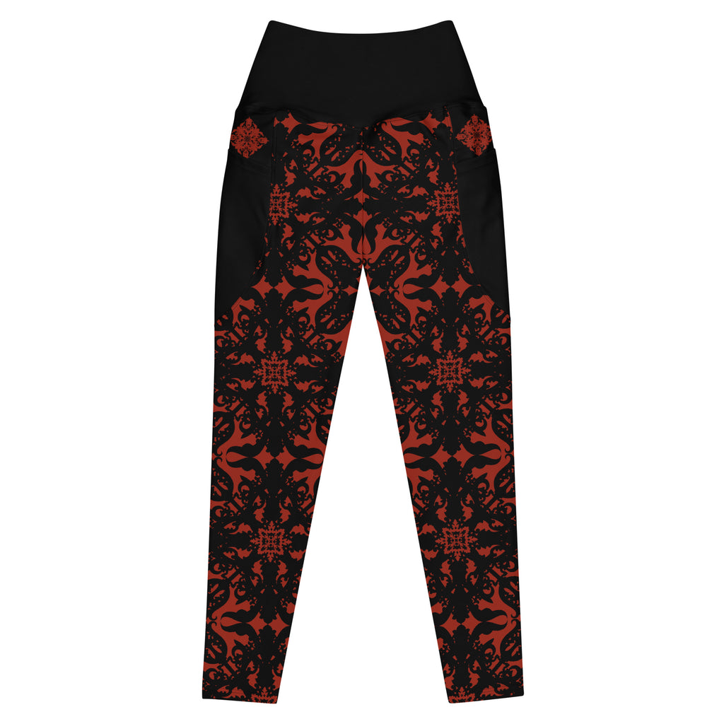 RECYCLED High Waist Pocket Leggings - 'For I Have Sinned' 6XL