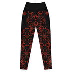 RECYCLED High Waist Pocket Leggings - 'For I Have Sinned' 6XL