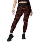 RECYCLED High Waist Pocket Leggings - 'For I Have Sinned'