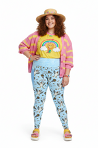 RECYCLED High Waist Pocket Leggings - 'Chippy Tea' Leggings