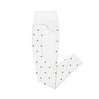 RECYCLED High Waist Pocket Leggings - 'Strawberry Picking'