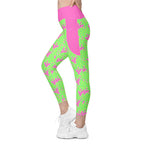 RECYCLED High Waist Pocket Leggings - 'Silly Goose'