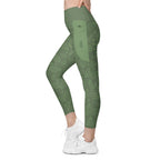 RECYCLED High Waist Pocket Leggings - 'Bug's Life'