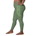 RECYCLED High Waist Pocket Leggings - 'Bug's Life'