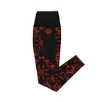 RECYCLED High Waist Pocket Leggings - 'For I Have Sinned'