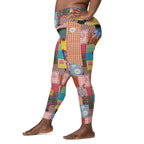 RECYCLED High Waist Pocket Leggings - 'Perfect Patchwork'
