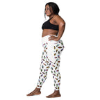 RECYCLED High Waist Pocket Leggings - 'Ice Cream' Leggings