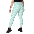 RECYCLED High Waist Pocket Leggings - 'Zig-A-Zig-Ah!'