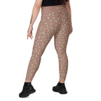 RECYCLED High Waist Pocket Leggings - 'Mint Choc Chip'