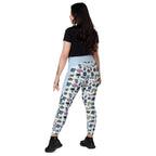 RECYCLED High Waist Pocket Leggings - 'Gingham Getaway'
