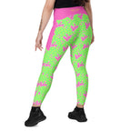 RECYCLED High Waist Pocket Leggings - 'Silly Goose'