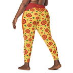 RECYCLED High Waist Pocket Leggings - 'Petal Pop'