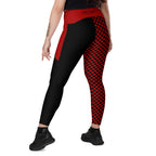 RECYCLED High Waist Pocket Leggings - 'Black Parade'