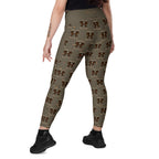 RECYCLED High Waist Pocket Leggings - 'Dead Cute'