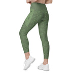 RECYCLED High Waist Pocket Leggings - 'Bug's Life'