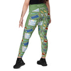 RECYCLED High Waist Pocket Leggings - 'Teacher's Pet'