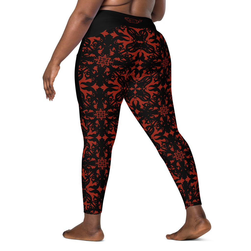 RECYCLED High Waist Pocket Leggings - 'For I Have Sinned'