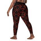 RECYCLED High Waist Pocket Leggings - 'For I Have Sinned'