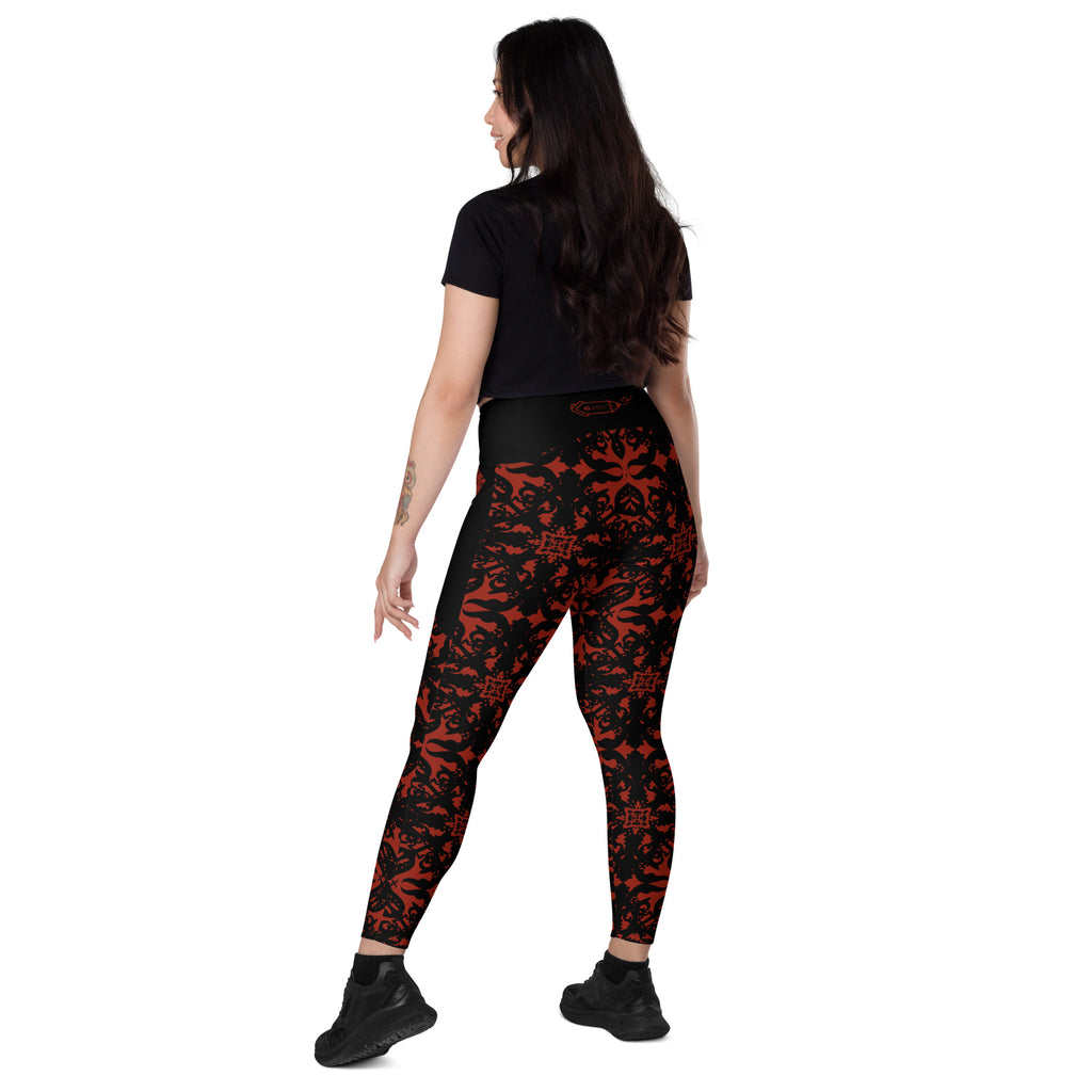 RECYCLED High Waist Pocket Leggings - 'For I Have Sinned'