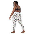 RECYCLED High Waist Pocket Leggings - 'Ice Cream' Leggings