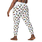 RECYCLED High Waist Pocket Leggings - 'Ice Cream' Leggings