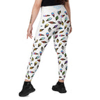 RECYCLED High Waist Pocket Leggings - 'Ice Cream' Leggings