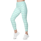 RECYCLED High Waist Pocket Leggings - 'Zig-A-Zig-Ah!'