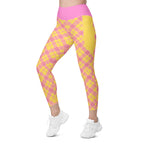 RECYCLED High Waist Pocket Leggings - 'Raspberry Ripple'