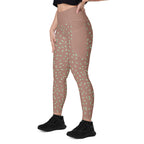 RECYCLED High Waist Pocket Leggings - 'Mint Choc Chip'