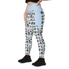 RECYCLED High Waist Pocket Leggings - 'Gingham Getaway'