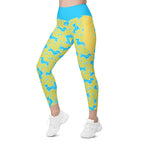 RECYCLED High Waist Pocket Leggings - 'Silly Sausage'