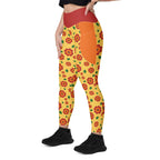 RECYCLED High Waist Pocket Leggings - 'Petal Pop'
