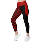 RECYCLED High Waist Pocket Leggings - 'Black Parade'