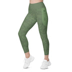 RECYCLED High Waist Pocket Leggings - 'Bug's Life'
