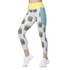 RECYCLED High Waist Pocket Leggings - 'Got Milk?'
