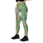 RECYCLED High Waist Pocket Leggings - 'Teacher's Pet'